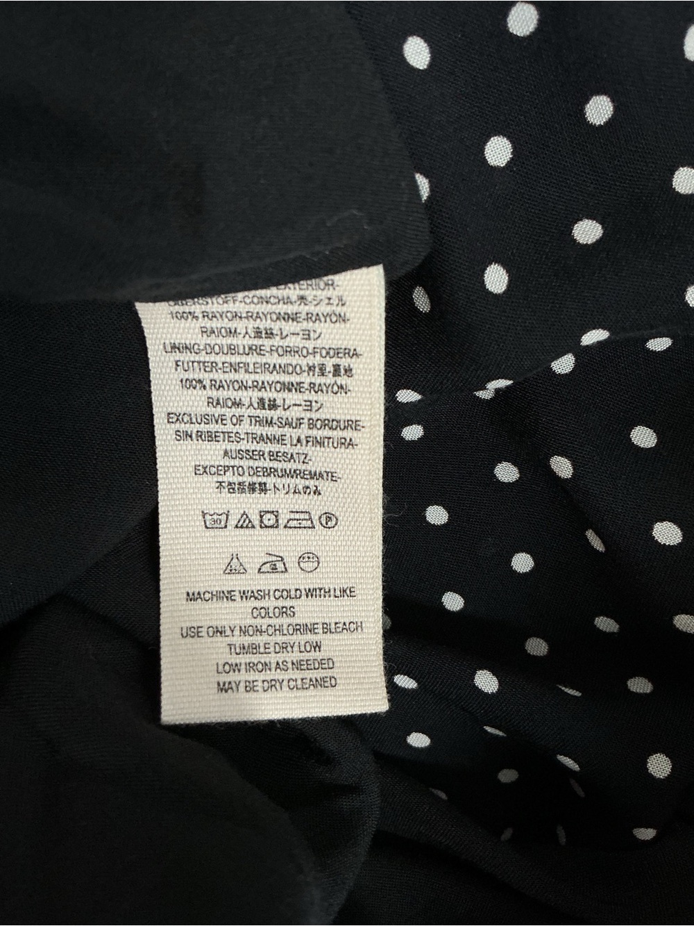 Free People | Pippa Black & White Micro Dot Mini Dress Parisian Chic Size M - Picture 9 of 10